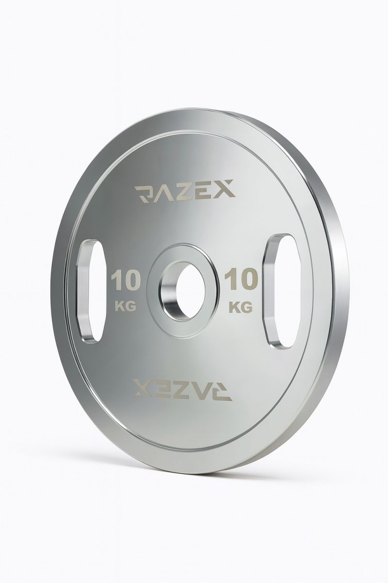 Φωτογραφία από Silver Chrome Coated Steel Weight Plate